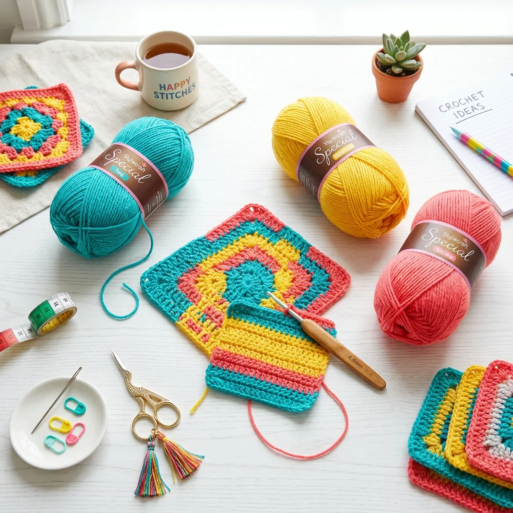 Vivid Crochet Layout