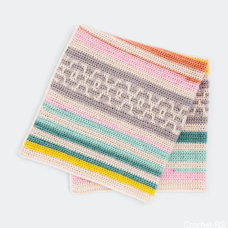 Geo Baby Crochet Blanket Pattern and Tutorial