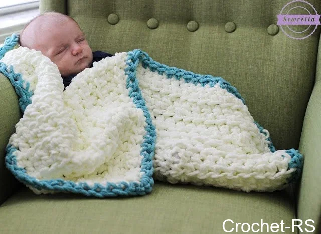 Best Easy Easy Beginner Baby Blanket Free Crochet Pattern