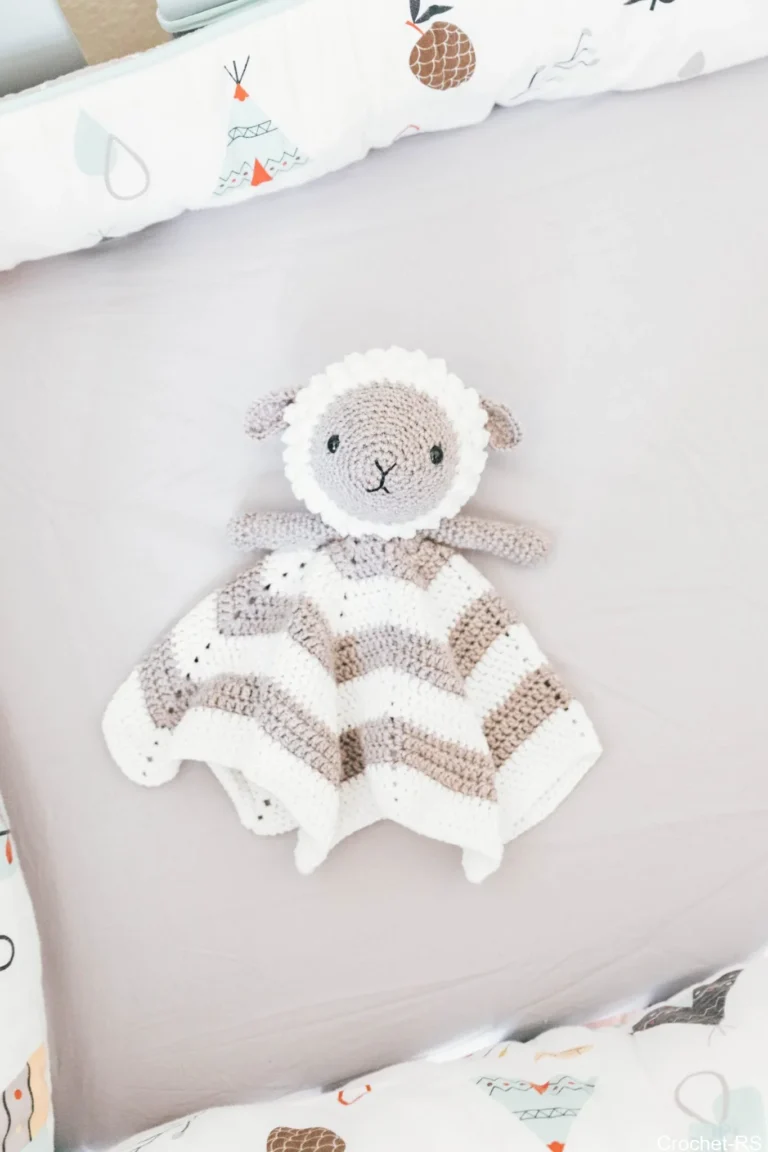 Best Easy Crochet Little Lamb Lovey Free Crochet Pattern