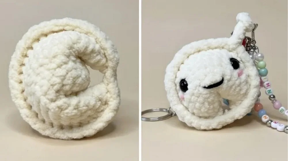 Cute & Easy Amigurumi How to Crochet a Dumpling in 15 Minutes (Beginner Tutorial) 7