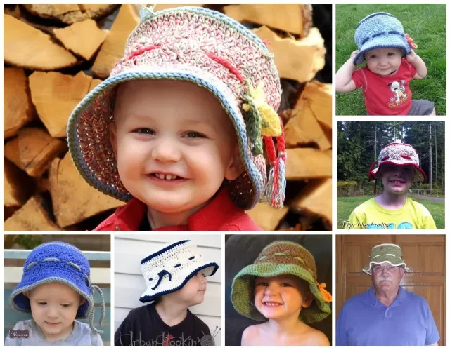 Best Easy Chameleon Hat Gone Fishin’ Free Crochet Pattern
