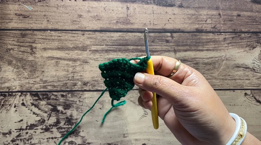 How to Crochet Christmas Tree 3D Holiday Decoration Tutorial (4)