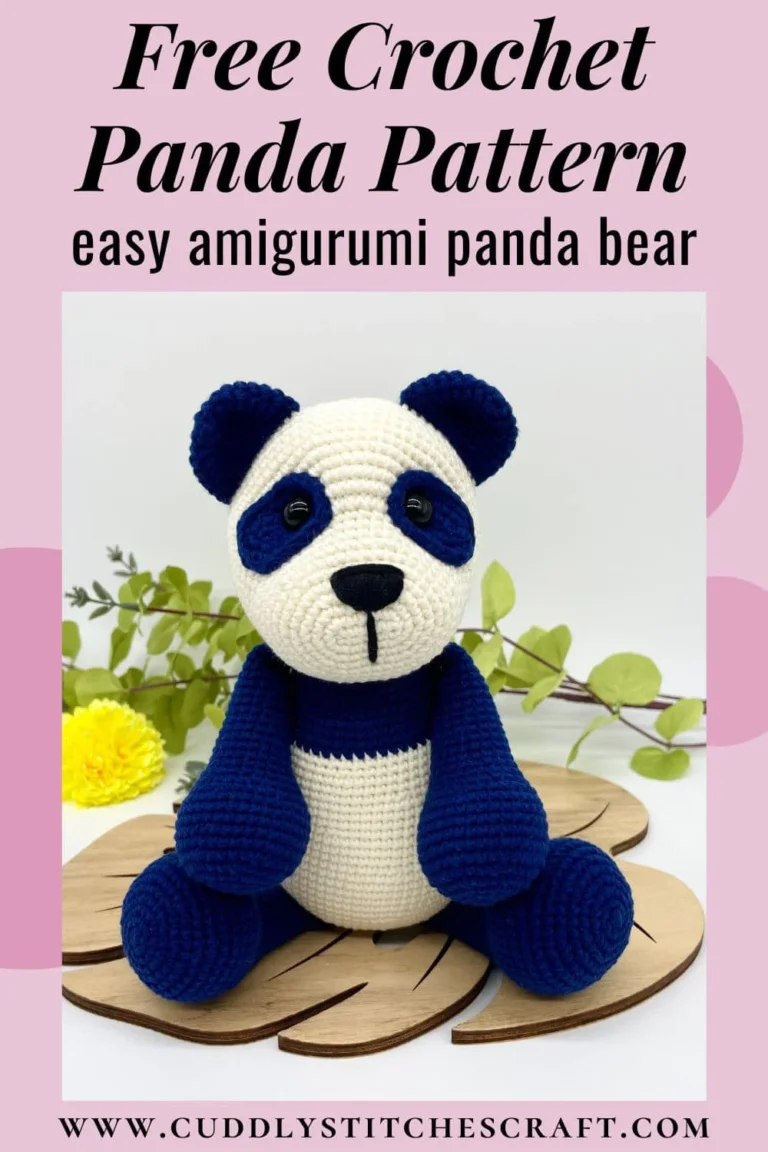Free Crochet Panda Pattern: Low-Sew Amigurumi Panda Bear