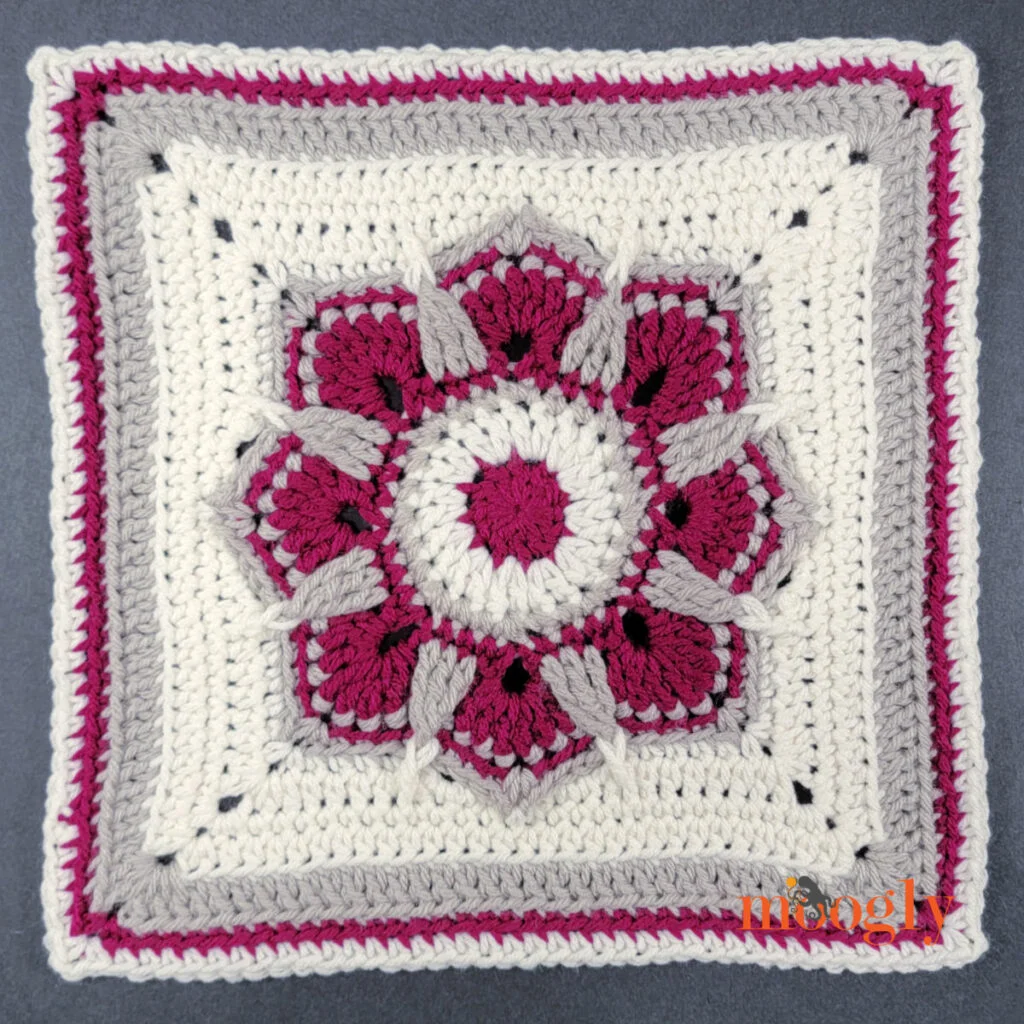 MooglyCAL2024 - Block 22 Courtesy of Best Crochet Life