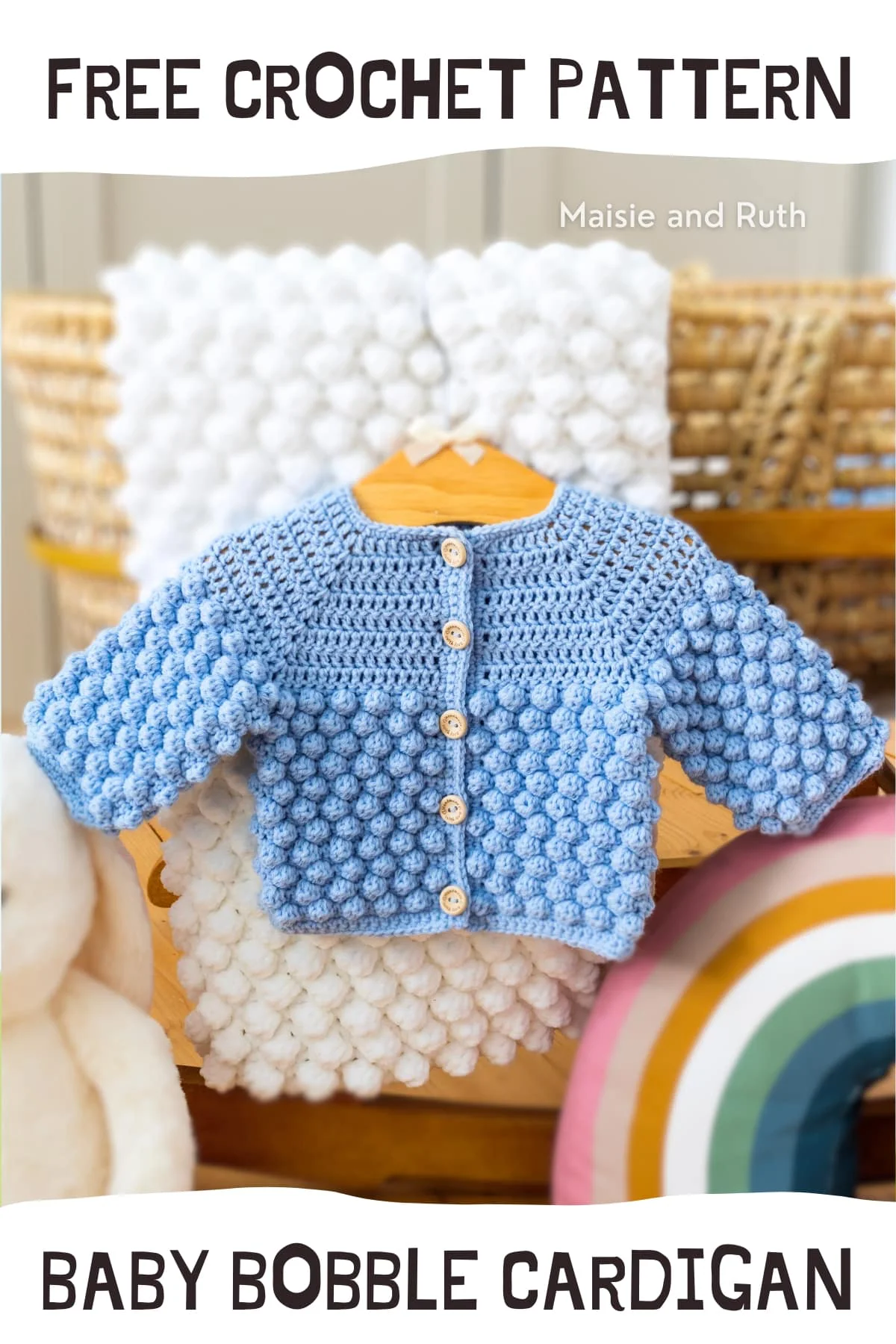 baby bobble cardigan free crochet pattern