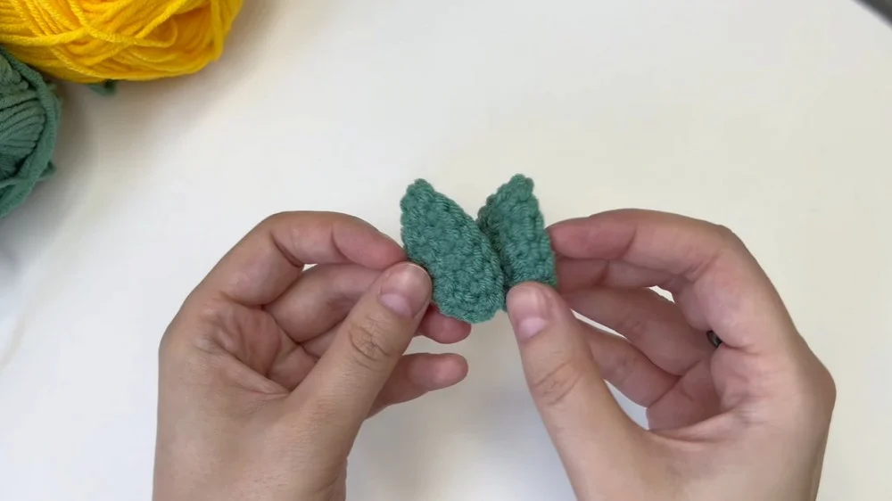 Cute Crochet Lemon Bag Charm 🍋 Easy Keychain Tutorial for Beginners 6