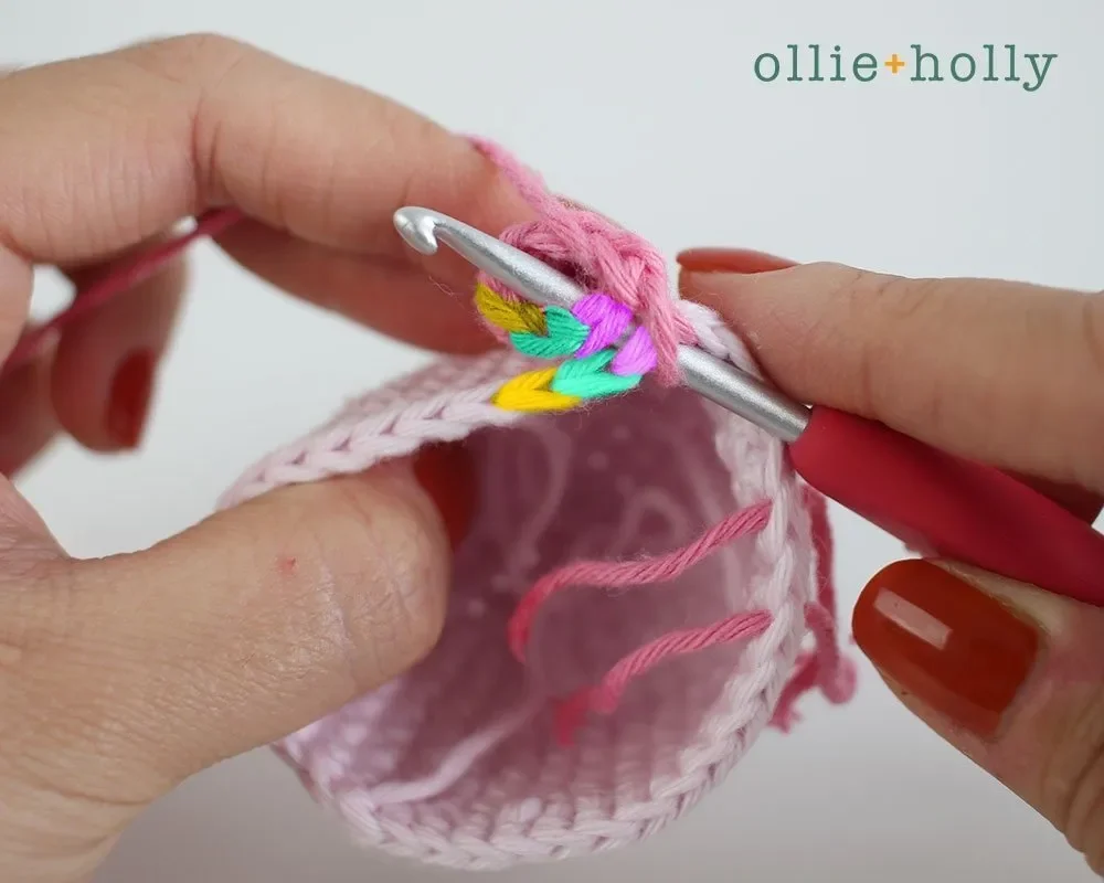 Free Onigiri The Stuffed Panda Bear Bean Amigurumi Crochet Pattern Step 3