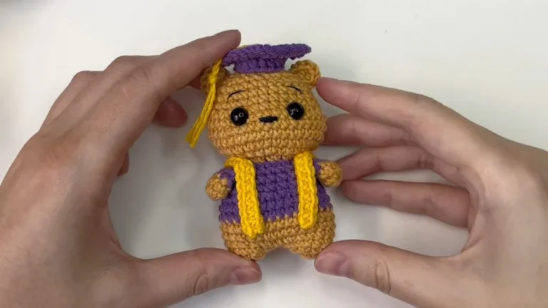 Fun Free Graduation Bear Crochet Pattern