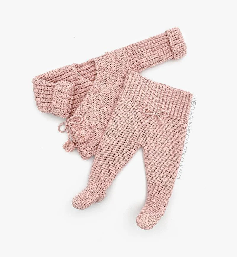 How to make crochet leggings for baby-Free Pattern and tutorial