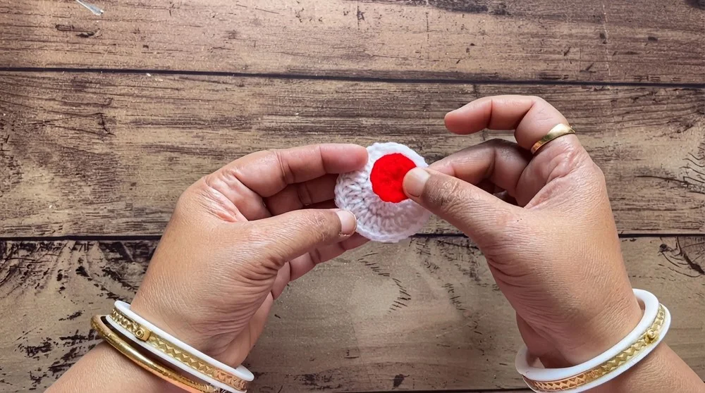 How to Crochet Reindeer Ornament Rudolph Christmas Decoration Tutorial (6)