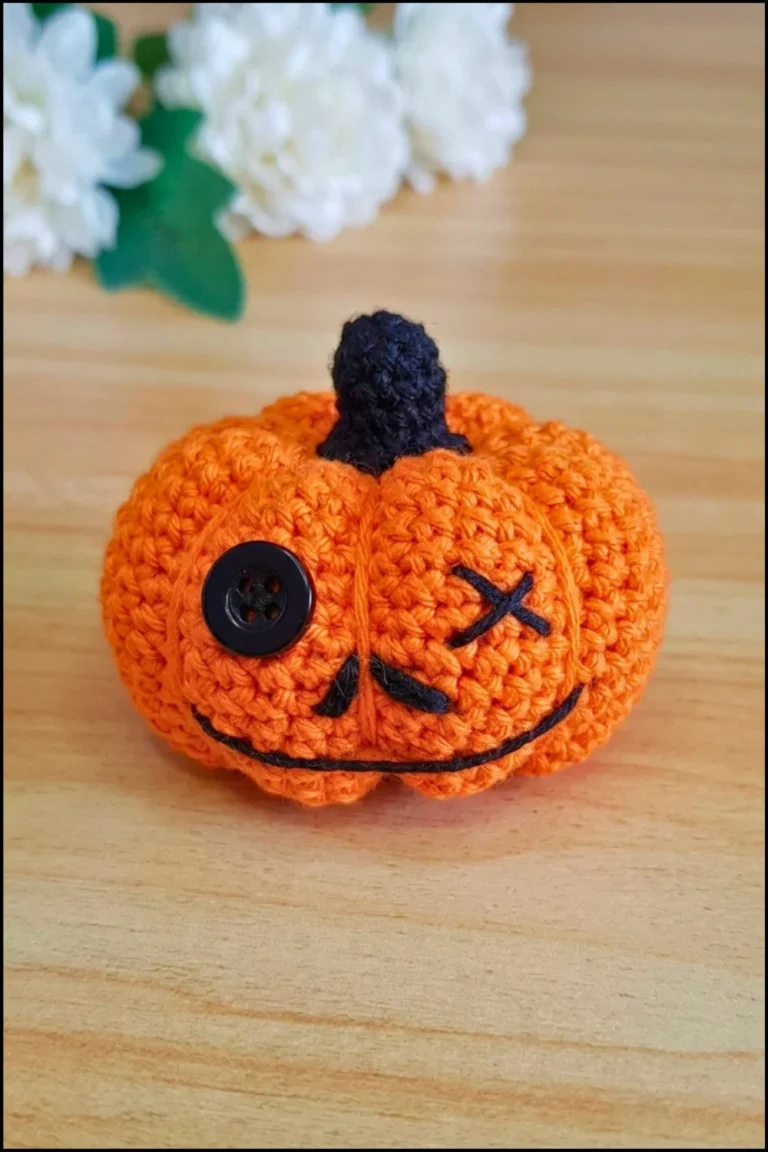Crochet Pumpkin Amigurumi Free Pattern with Easy Tutorial
