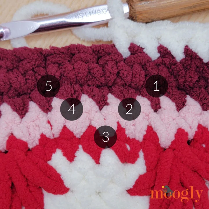 Spike Cluster Stitch Afghan - Free Crochet Pattern on Moogly