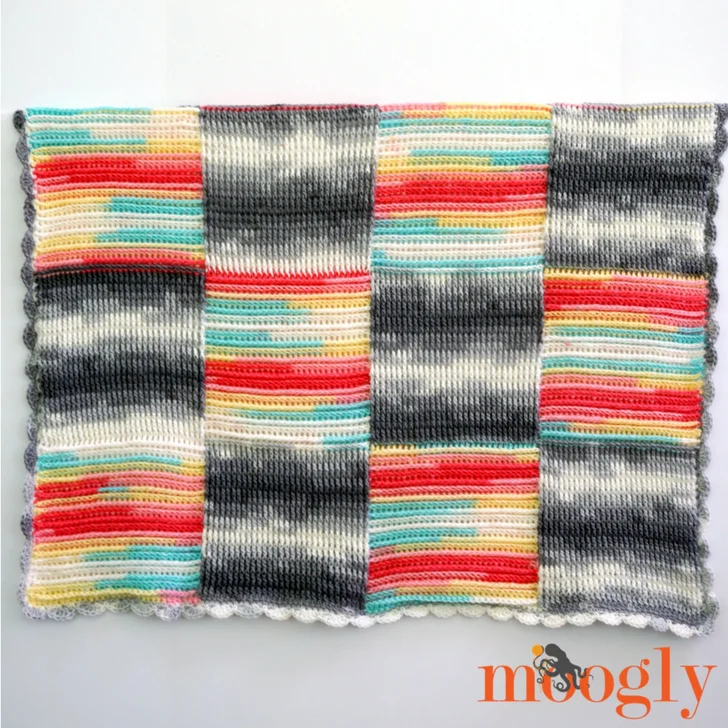 Best Easy Basketweave Blocks Baby Blanket Free Crochet Pattern