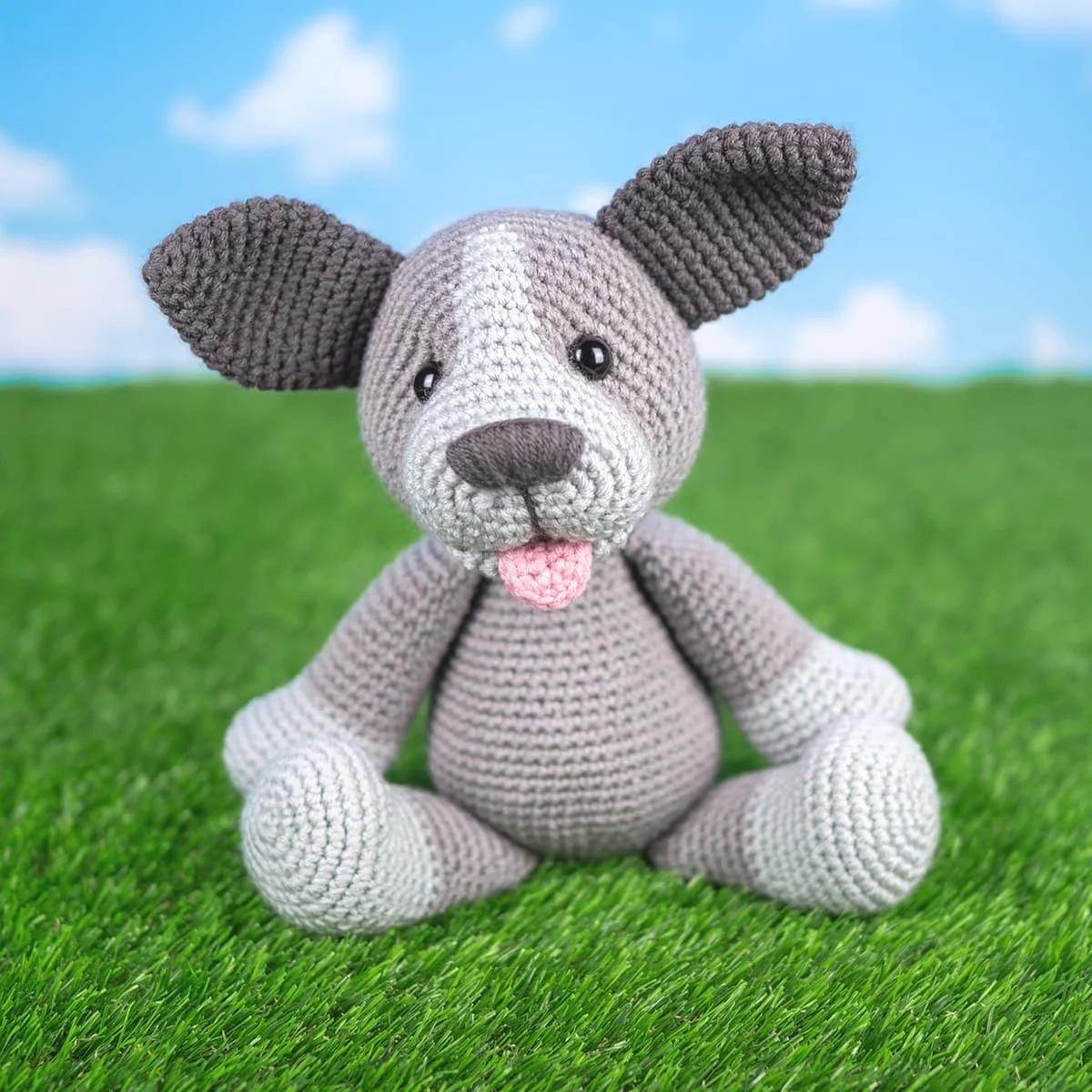 Free dog crochet pattern (Cody the Cattle Dog)