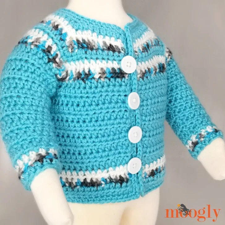Essential Baby Sweater - three quarters shot