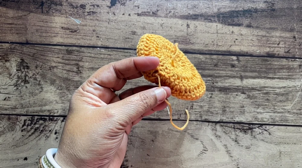 How to Crochet Reindeer Ornament Rudolph Christmas Decoration Tutorial (8)