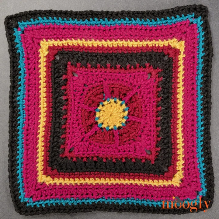 MooglyCAL2025 Block 12 Courtesy of Best Crochet Life