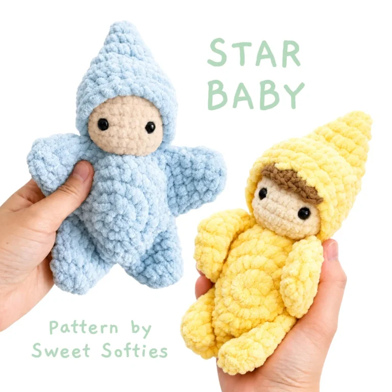 Star Baby · Free Amigurumi Pattern · Crochet Waldorf Doll