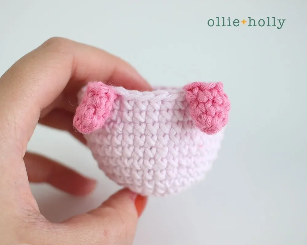 Free Onigiri The Stuffed Panda Bear Bean Amigurumi Crochet Pattern Step 11