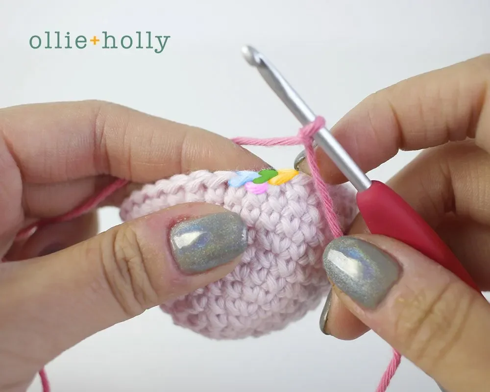 Free Onigiri The Stuffed Panda Bear Bean Amigurumi Crochet Pattern Step 6