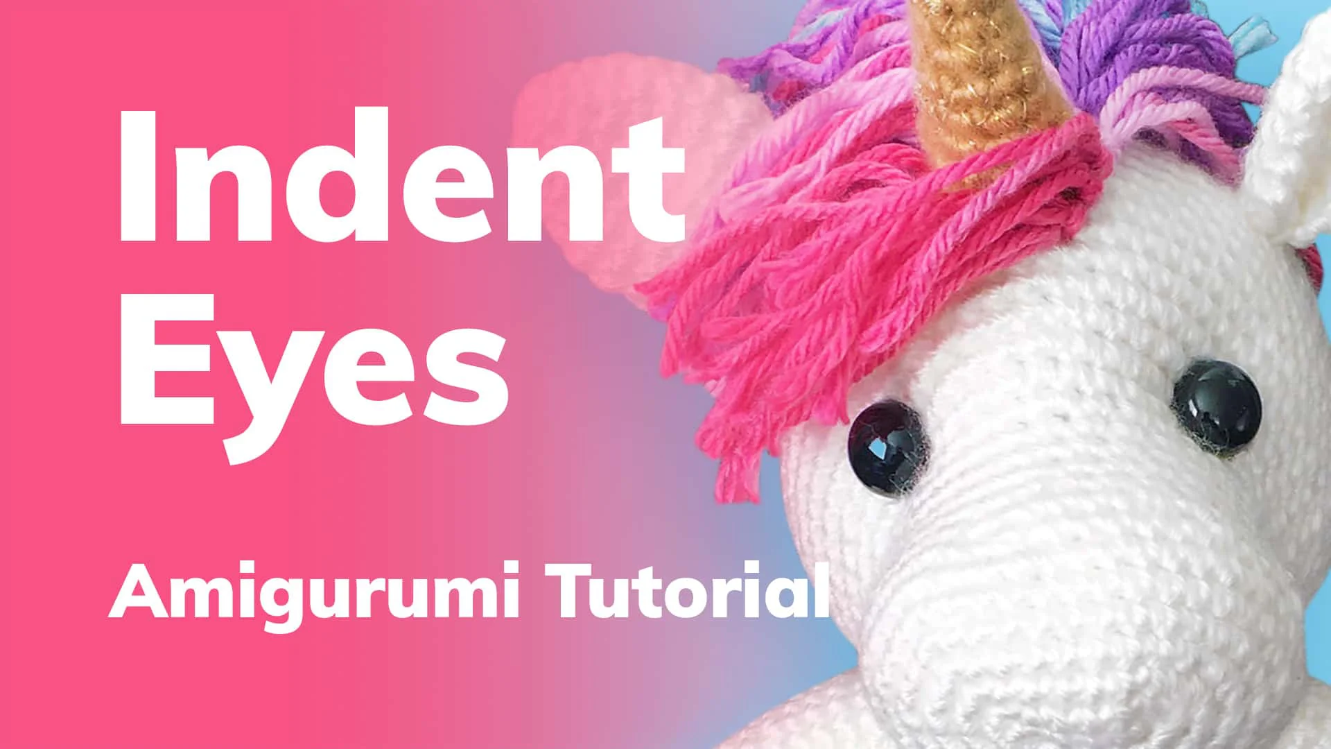 How to sculpt amigurumi eyes