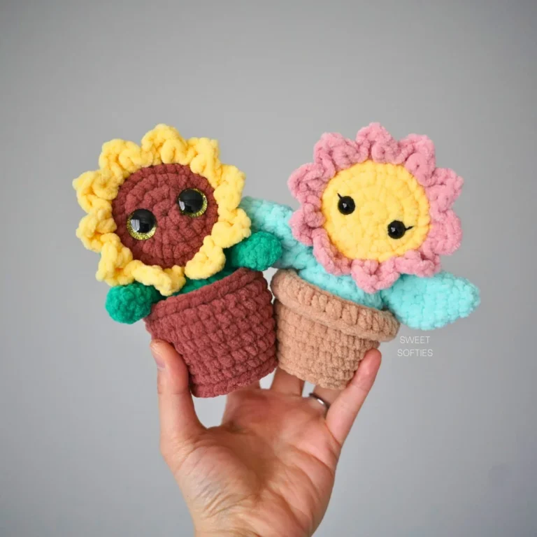 Potted Flower Baby · Free Amigurumi Crochet Pattern