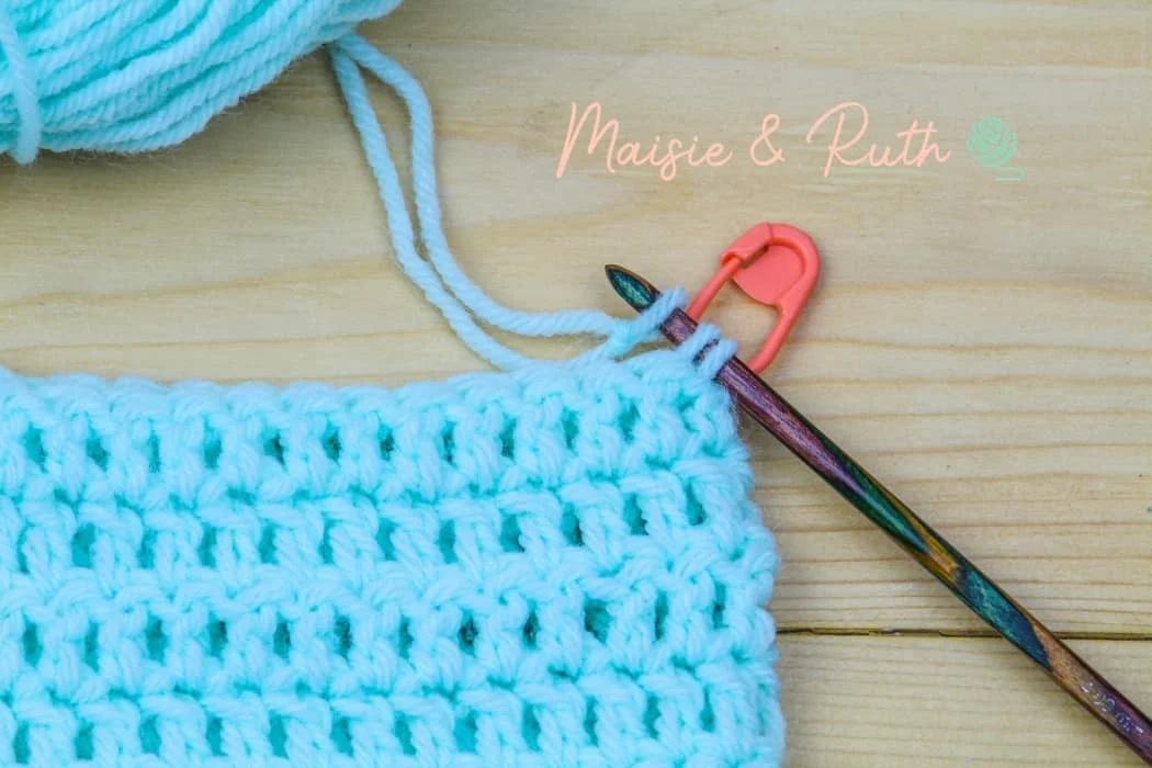 Attach Yarn at Back of Romper
