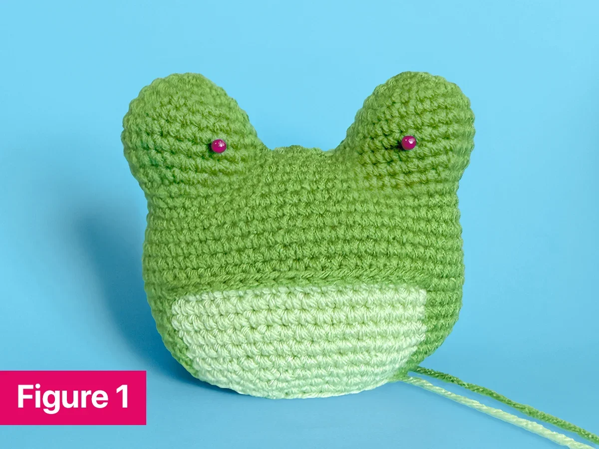Frog Amigurumi Tutorial - Figure 1
