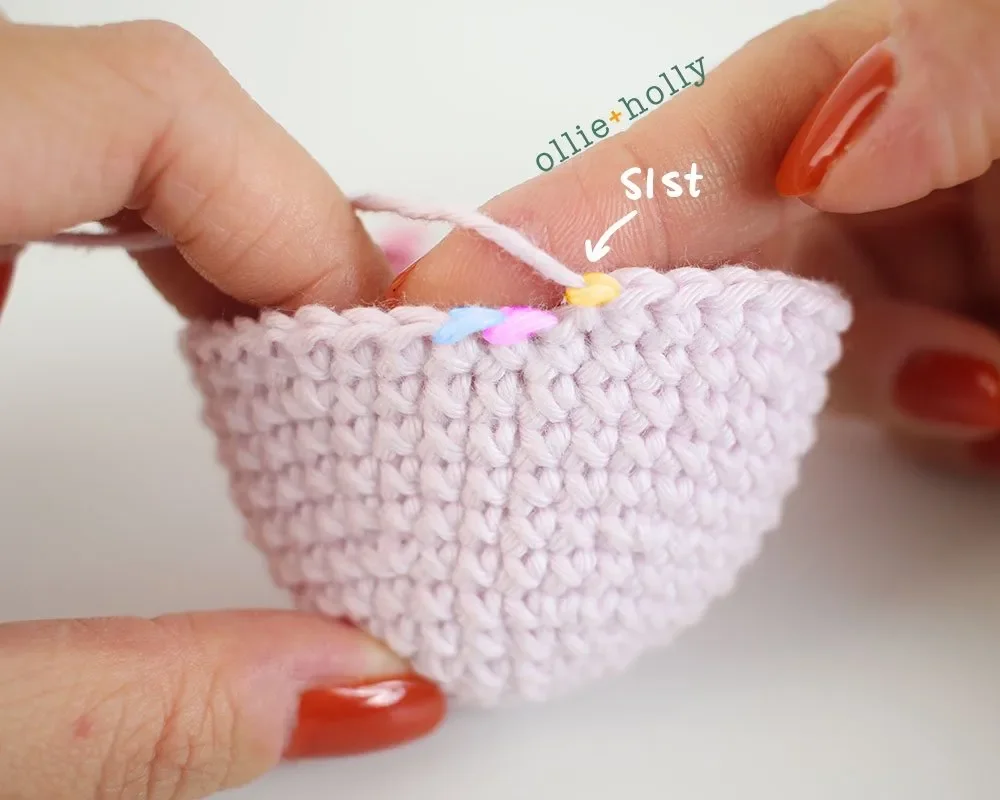 Free Onigiri The Stuffed Panda Bear Bean Amigurumi Crochet Pattern Step 4