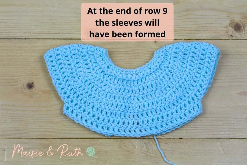 Baby Romper Sleeves Formed