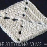 The Solid Granny Square - a basic square every crocheter should know! Video tutorial in HD on mooglyblog.com #crochet