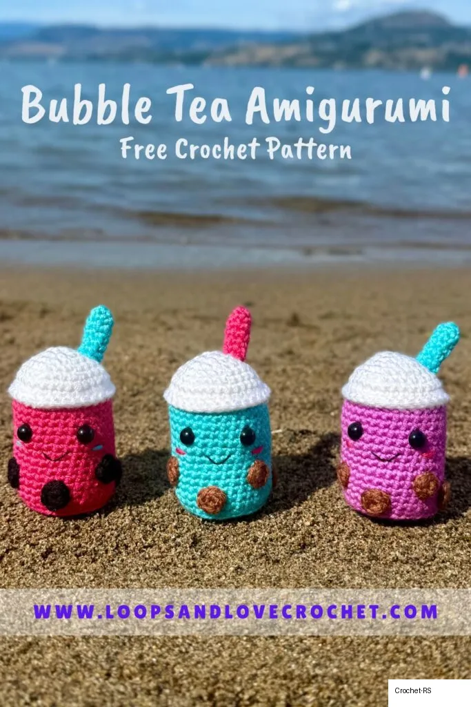 Mini Boba Tea Amigurumi Pattern