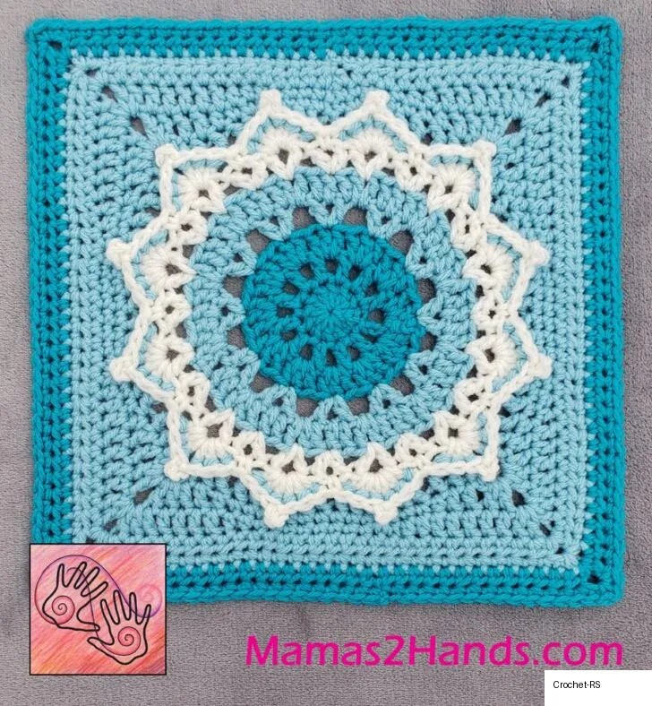 Floating Star Afghan Square