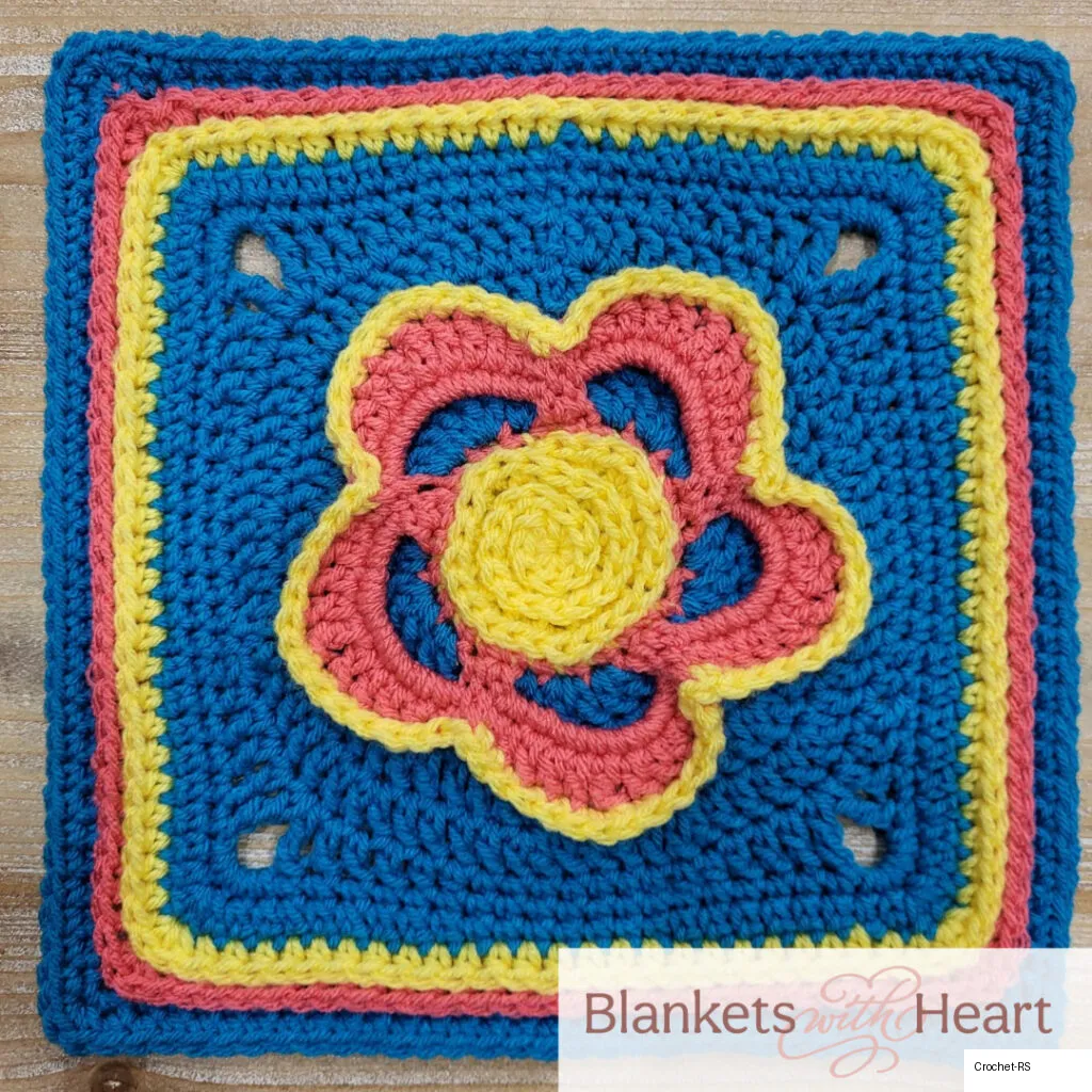 Bold Bloom Square