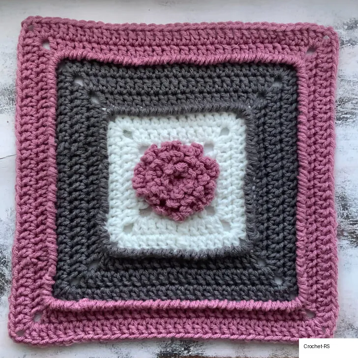 Framed Carnation Square