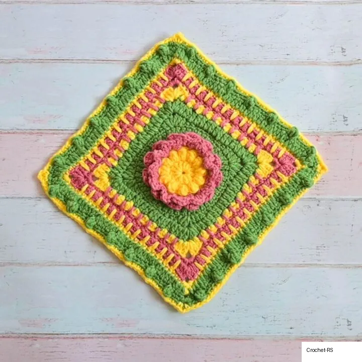 Inez Floral Granny Square