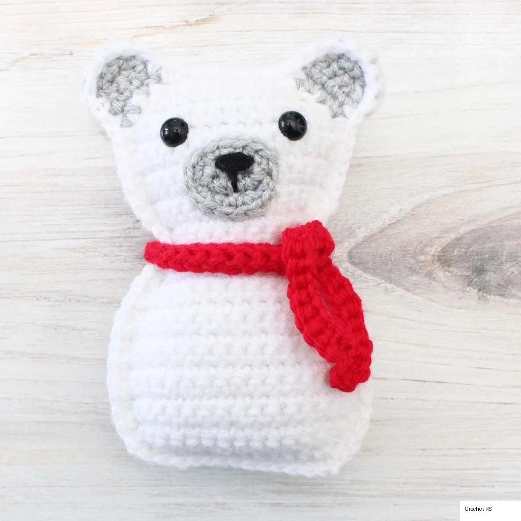 Bear with scarf