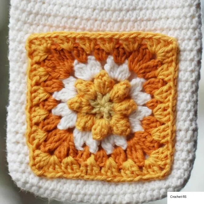 Starburst Granny Square Free Crochet Pattern