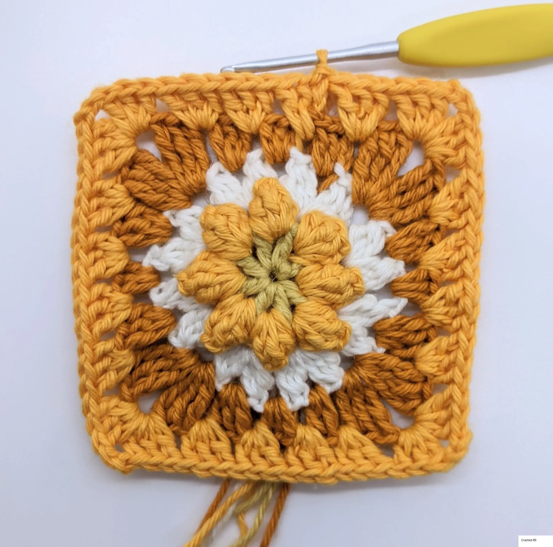 Granny square when finished.