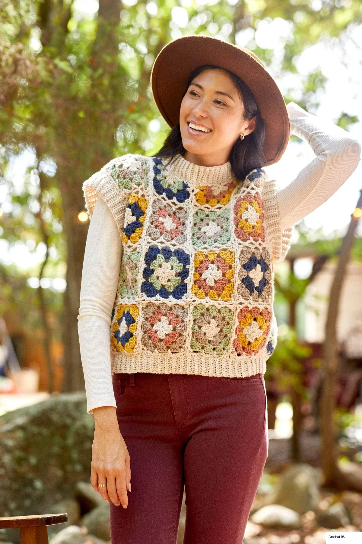 11. Granny Square Vest