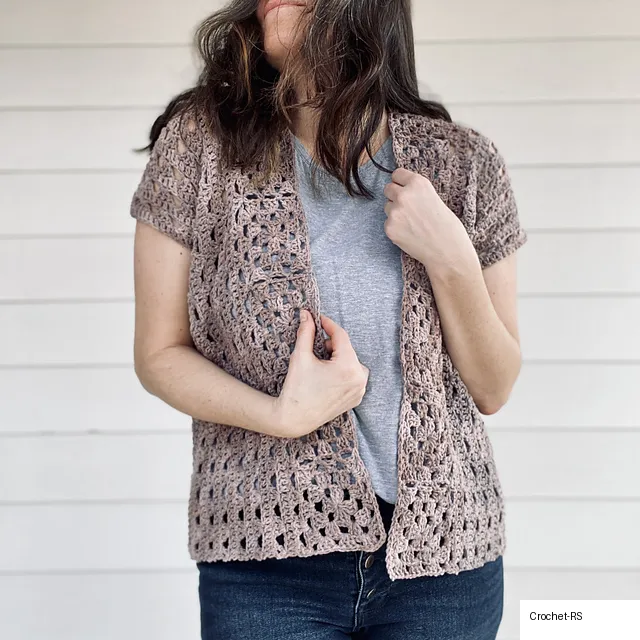 4. Granny Square Vest